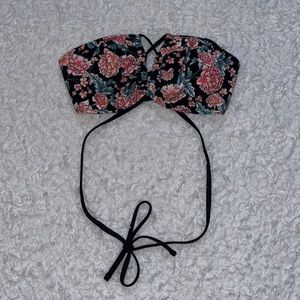 Wraparound bikini top new without tags size large